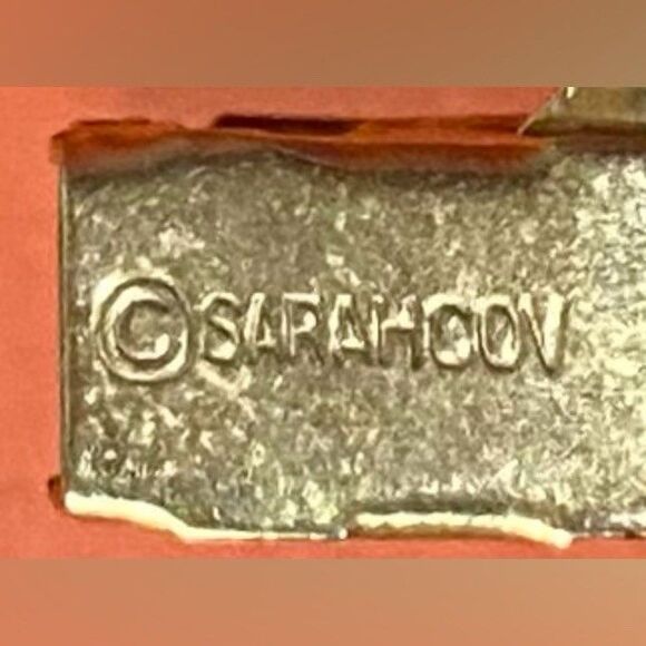 Vintage Sarah Coventry Bracelet Texas Lone Star Gold Tone Clasp 7” - Picture 3 of 3